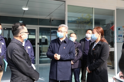 2022年1月4日，嘉興市委書記、市長李軍參觀天通泛半導(dǎo)體產(chǎn)業(yè)園